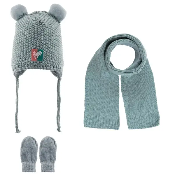 Kitti Eldiven Atkı Bere Takım Mint