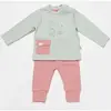 Bibaby Organik 2li Takım Modal Play With Me Mint - Rose