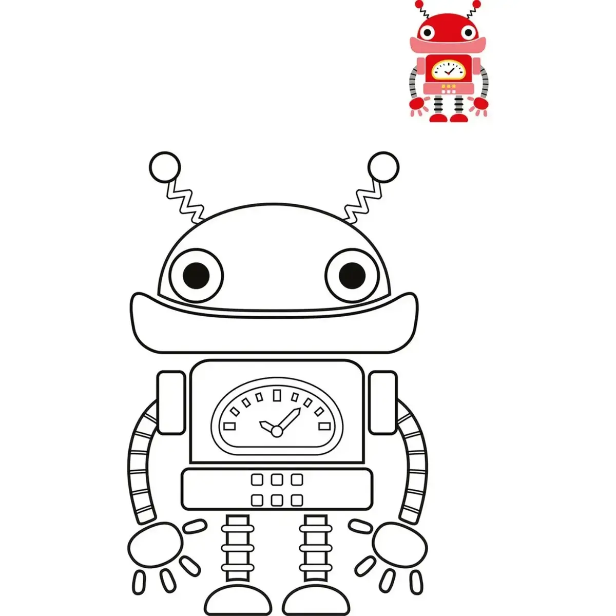 Boyama Kitabım Robotlar