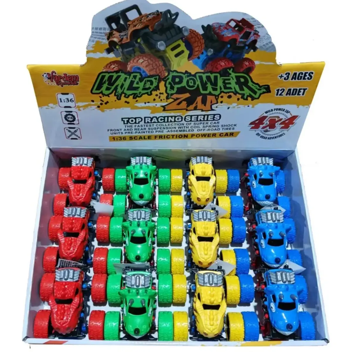 Vardem Sürtmeli BIG 4x4 Canavar Arabalar 1:36 