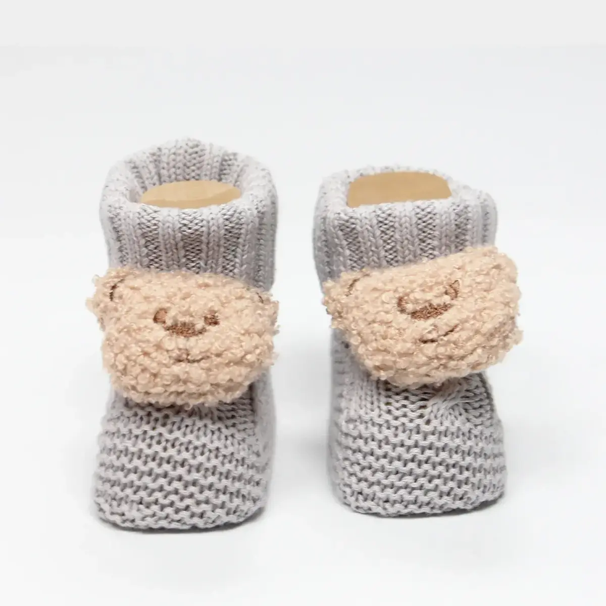 Bistyle Patik Triko Seperatörlü Aksesuarlı Gri