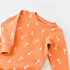 Bibaby Pijama Takımı Happy Graffe Turuncu