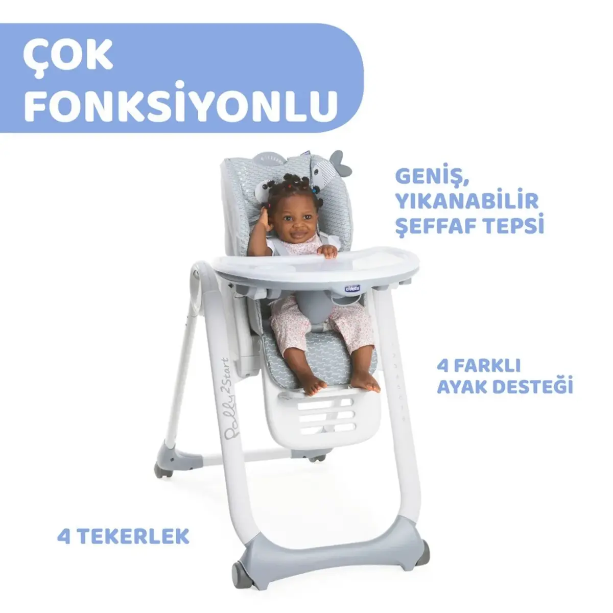 Chicco Polly 2 Start Mama Sandalyesi Dots