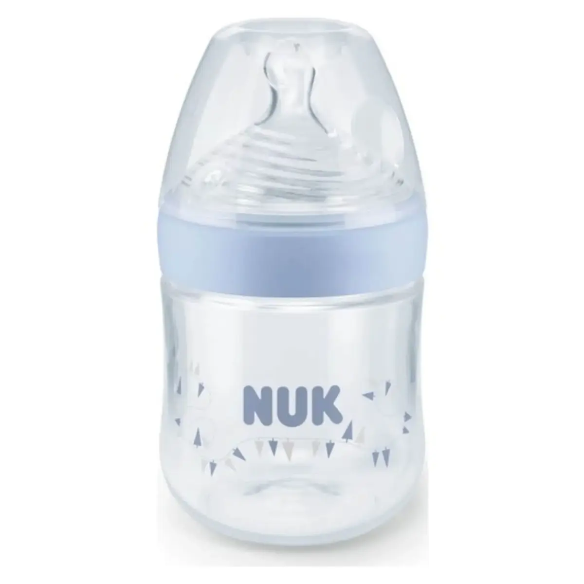 Nuk Silikon Emzikli Nature Sense PP Biberon 150 ml Mavi