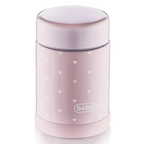 Baby Jem Tombul Termosu 350 ml Kalp Pembe 