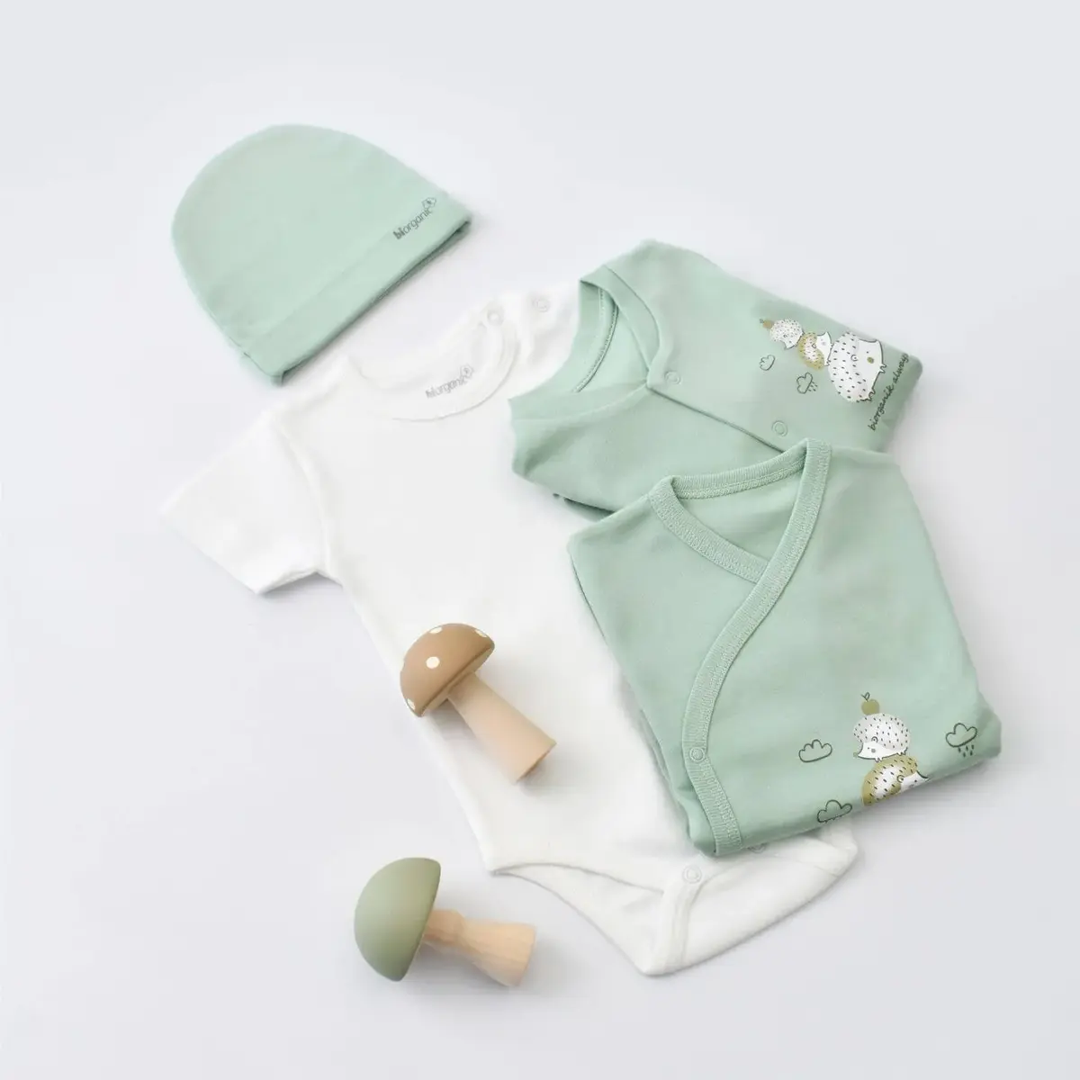 Bibaby Organik Hastane Çıkışı 10lu Happy Always Yeşil