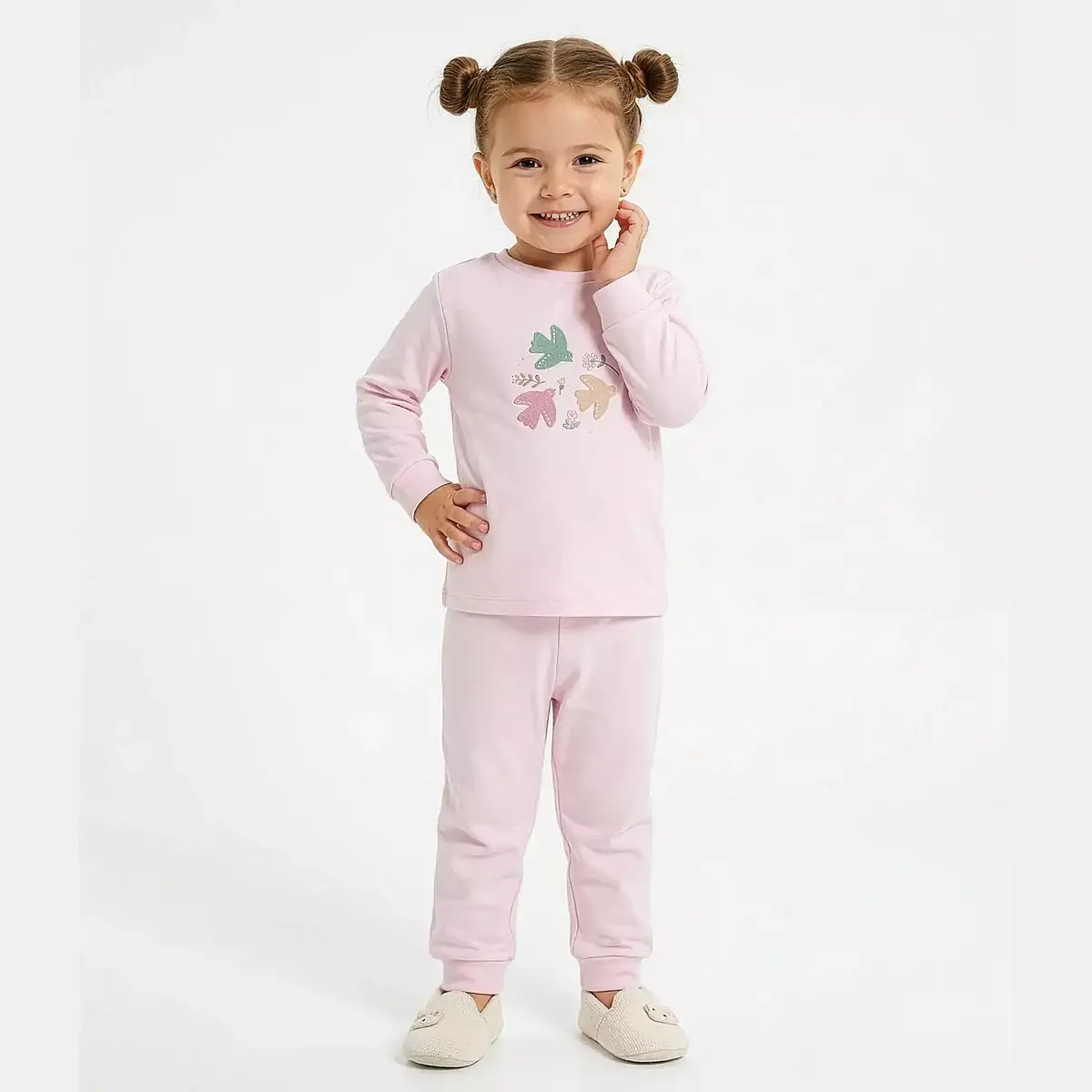 Ella Bonna Pijama Takımı Pembe