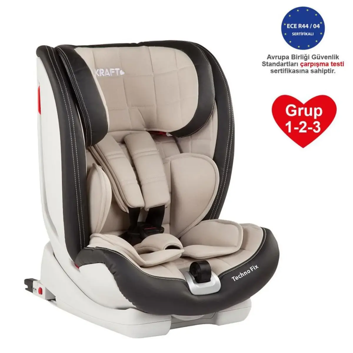 Kraft Techno Fix Oto Koltuğu 9-36 Kg Mor