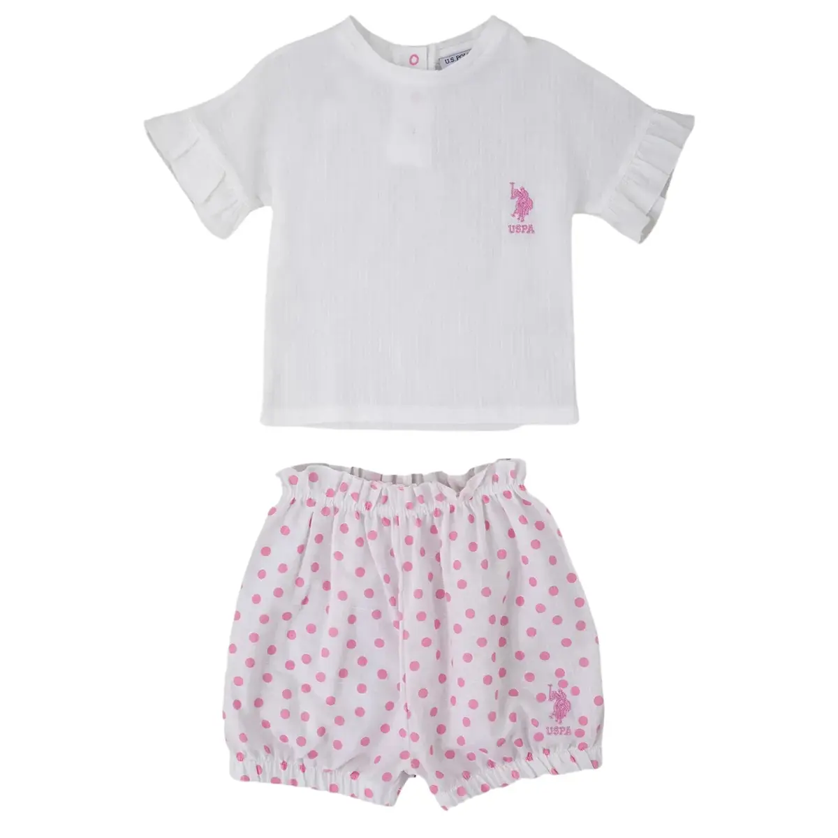 U.S. Polo 2li Takım T-Shirt Krem