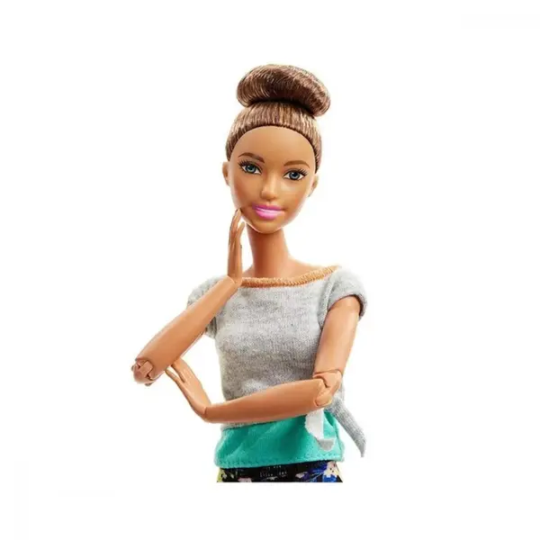 Barbie Sonsuz Hareket Bebeği Kumral Desenli Taytlı