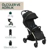 Chicco Goody XPlus Kabin Bebek Arabası Black Re_Lux