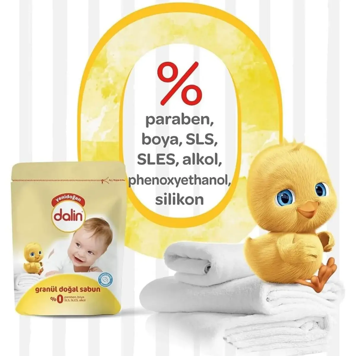 Dalin Granül Sabun Lavanta Kokulu 1000 gr x 3 Adet