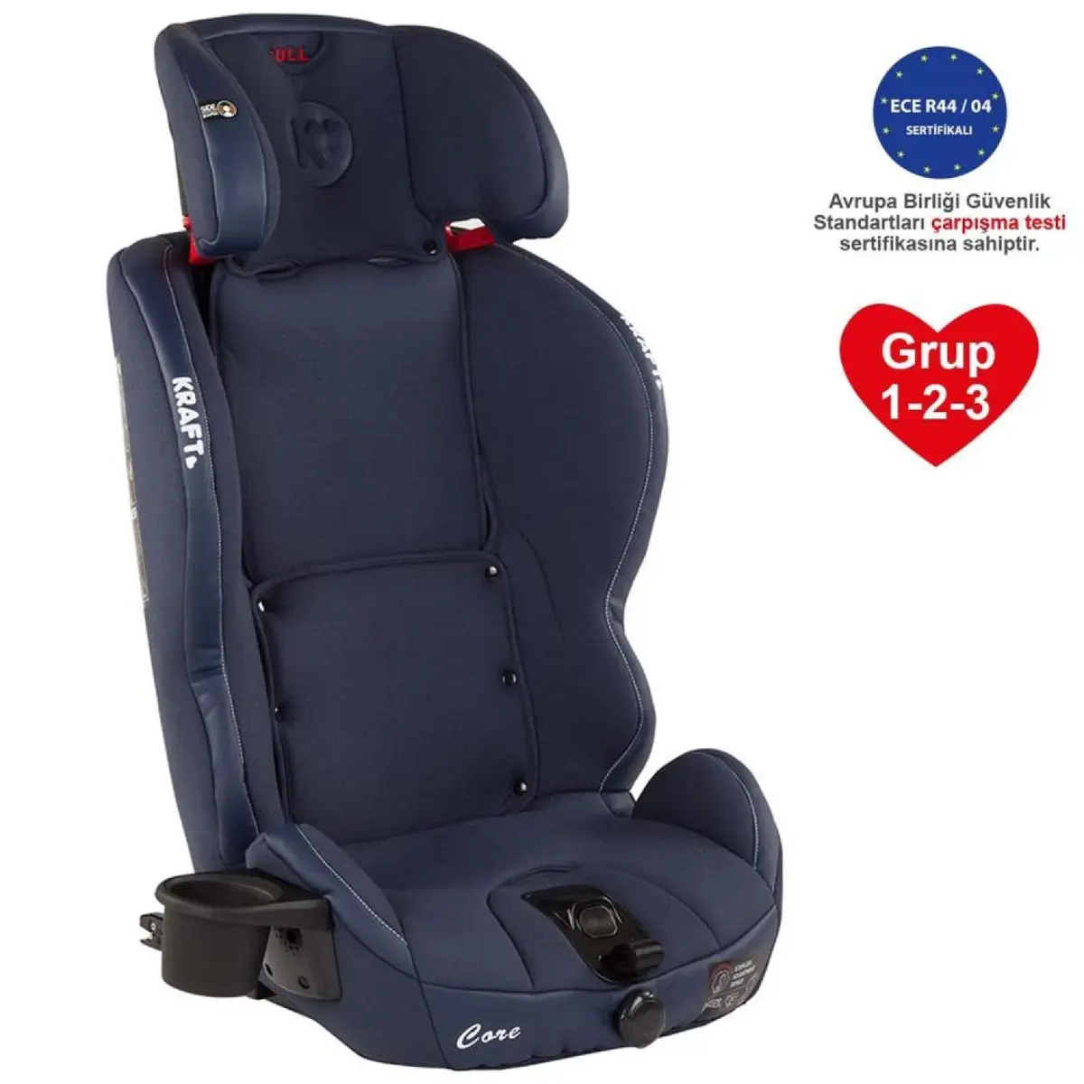 Kraft Core Fix Oto Koltuğu 9-36 Kg Navy