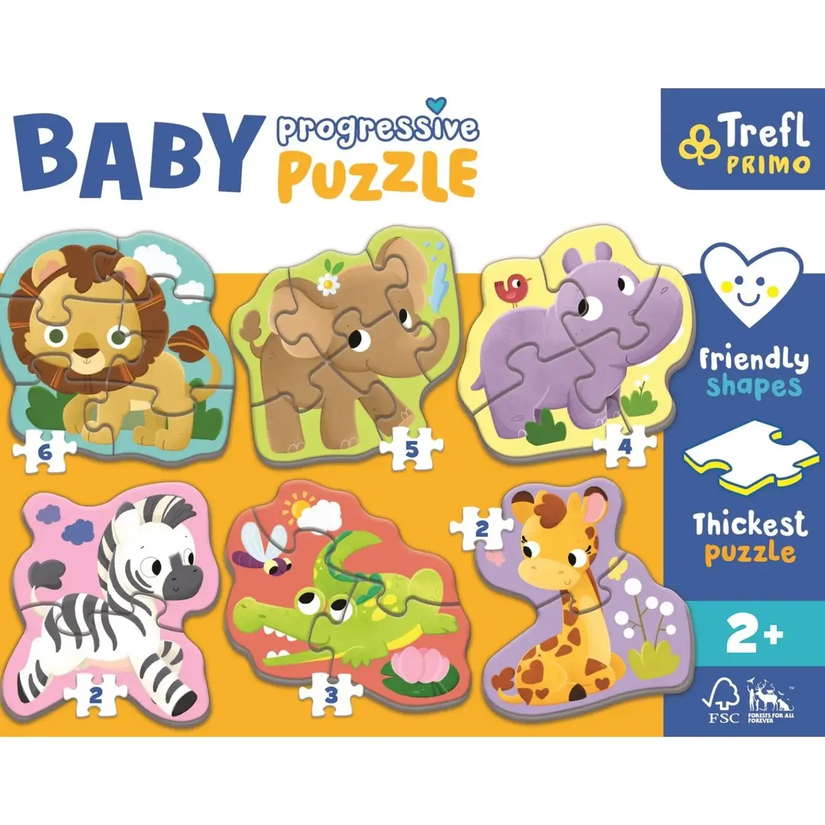 Trefl Puzzle Baby Puzzle Safari Hayvanlar