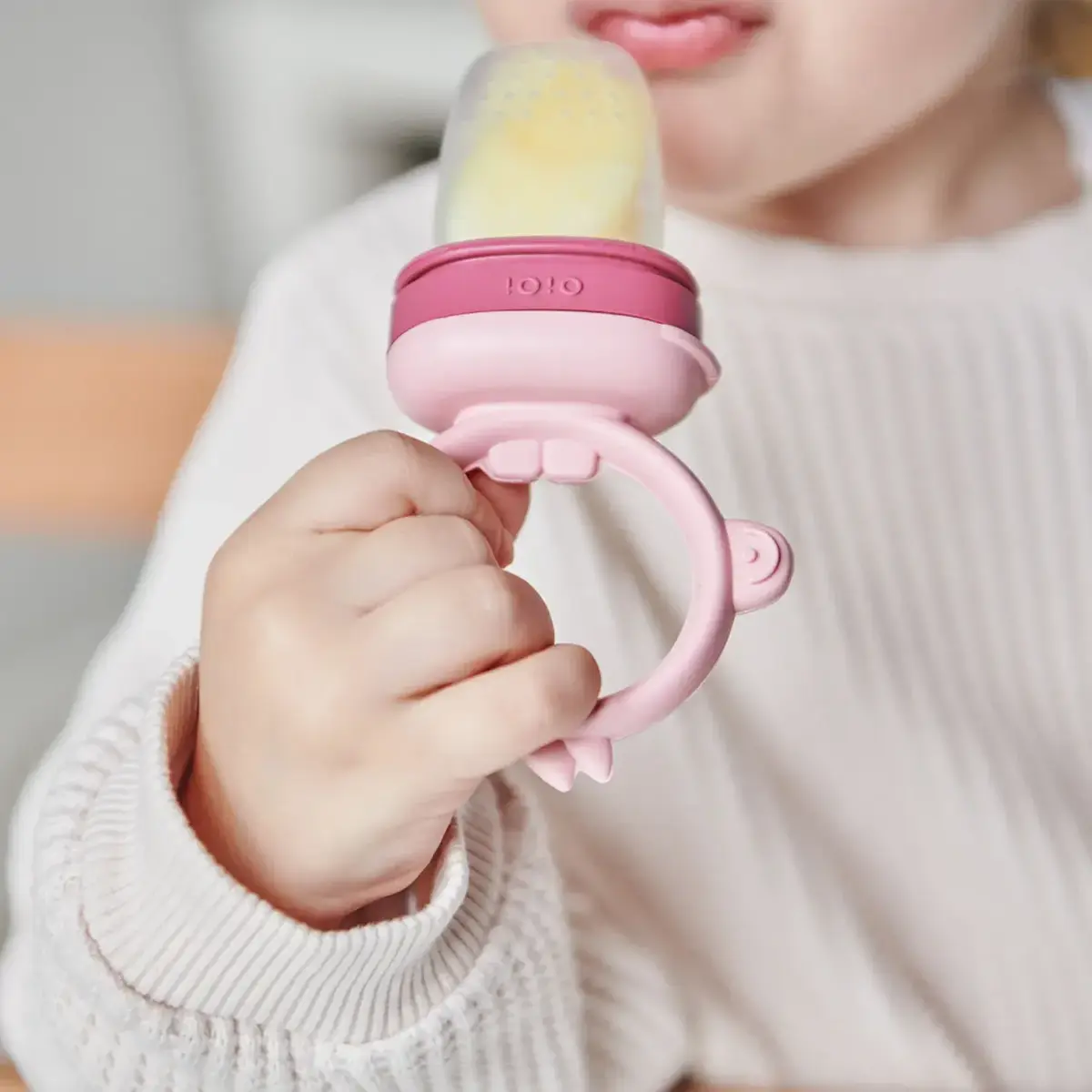 OiOi Püre Meyve Ve Sebze Alıştırıcı Mellow Yellow - Powder Grey