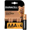 Duracell AAA İnce Kalem Pil 4 Lü
