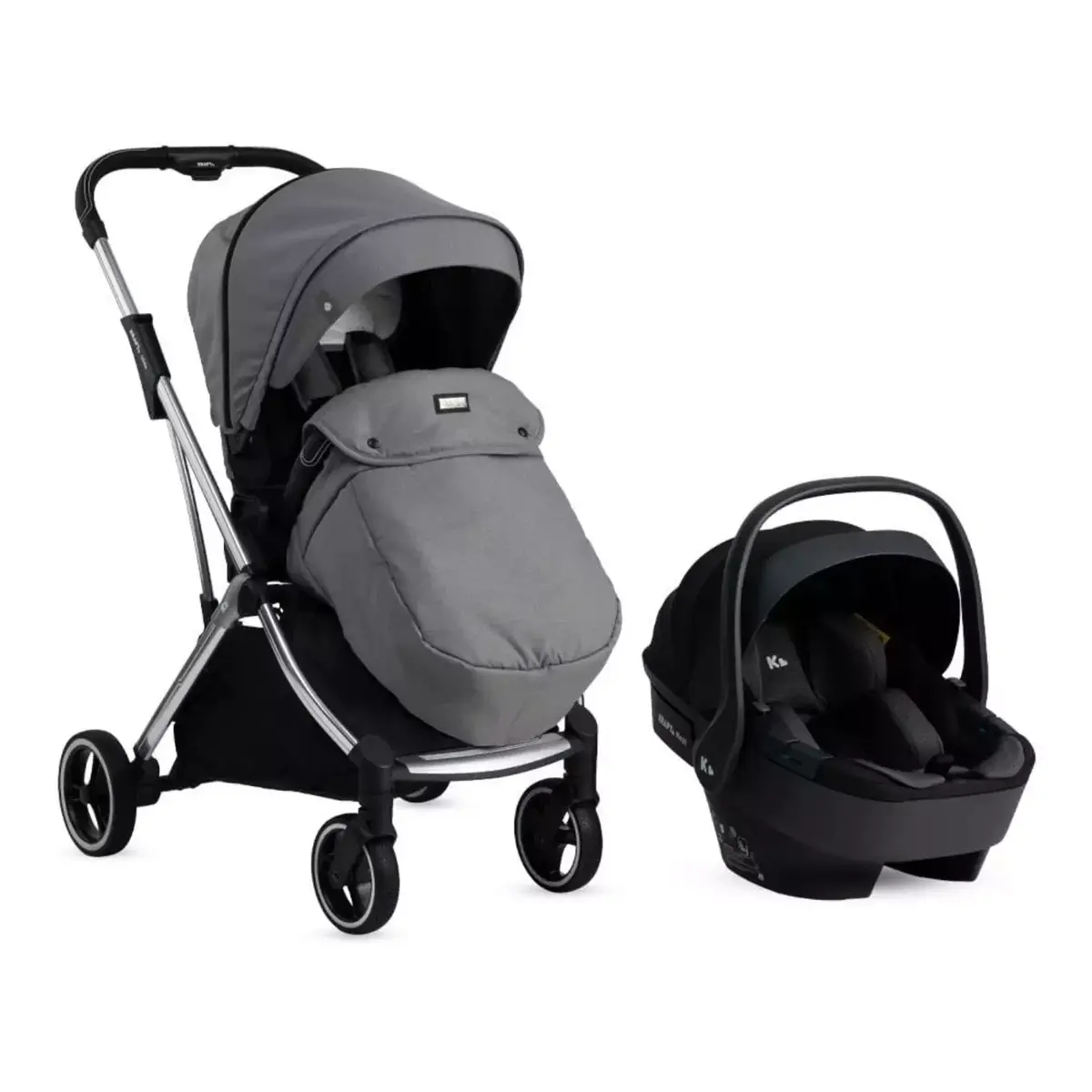 Kraft Slide I-Size Travel Sistem Bebek Arabası Grey