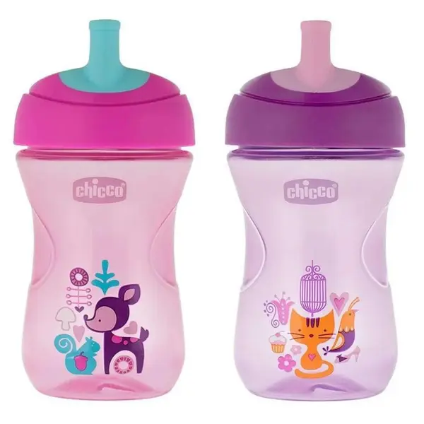 Chicco Pipetli Eğitim Bardağı 12+ Ay Kız