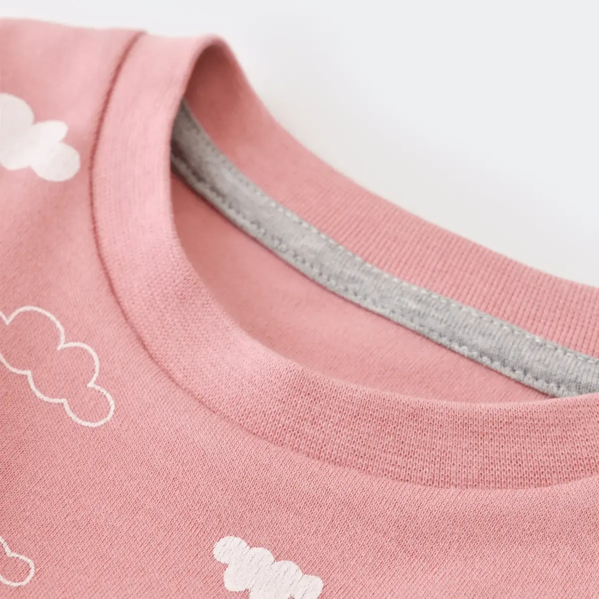 Bibaby Pijama Takımı Cute Cloudy Pembe