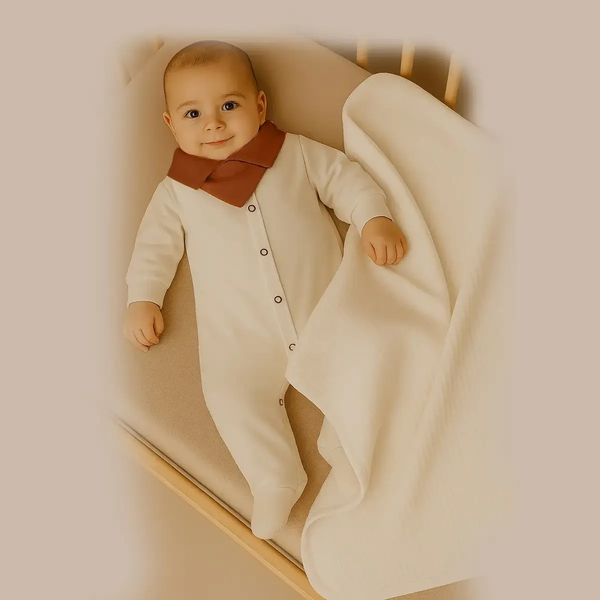 Bistyle Tulum Battaniyeli Gentleman Ekru