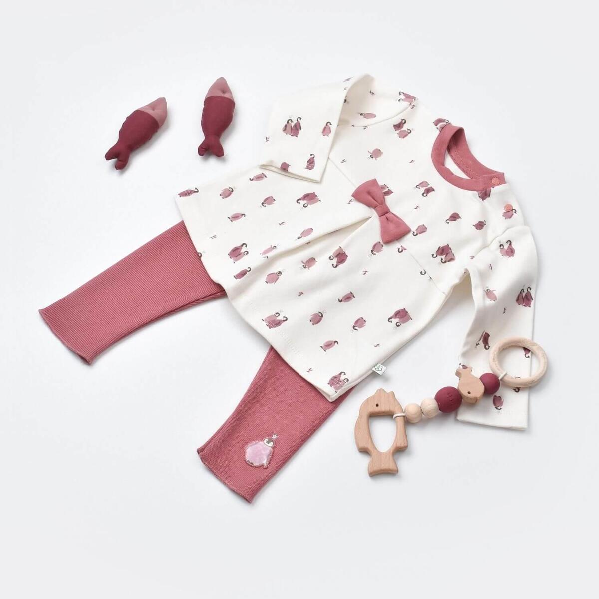 Bibaby Organik 2li Takım Little Love Rose Dry