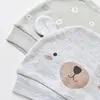 Bibaby Organik Şapka 2li Hug Me Bear Kar Melanj