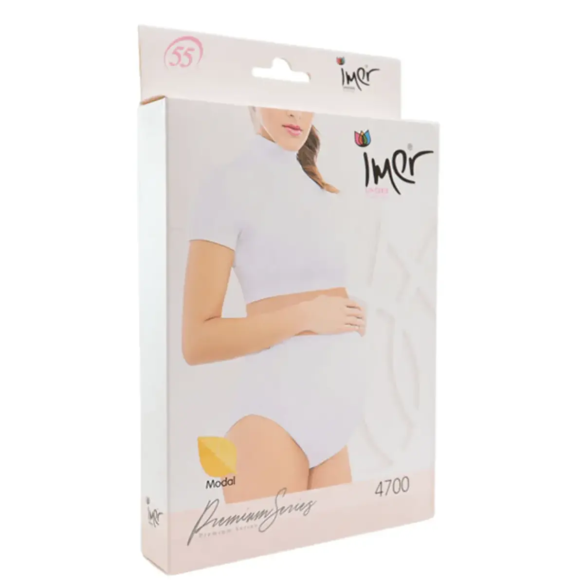 İmer Modal Hamile Külot Beyaz2/M