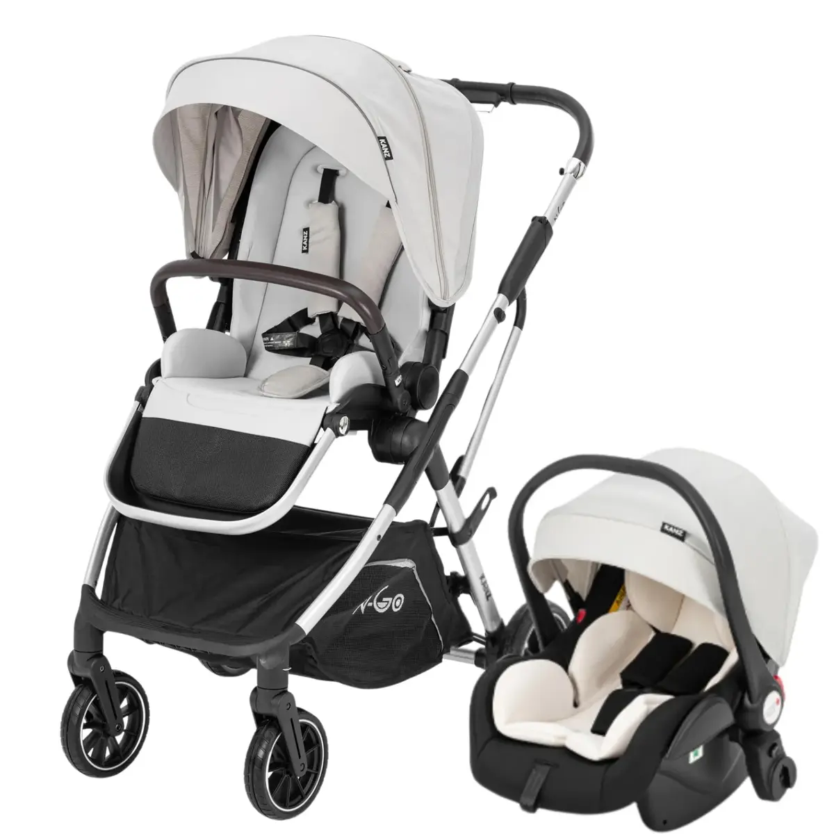 Kanz N-Go Travel Sistem Bebek Arabası Bej Kanz N-Go Travel Sistem Bebek Arabası Bej