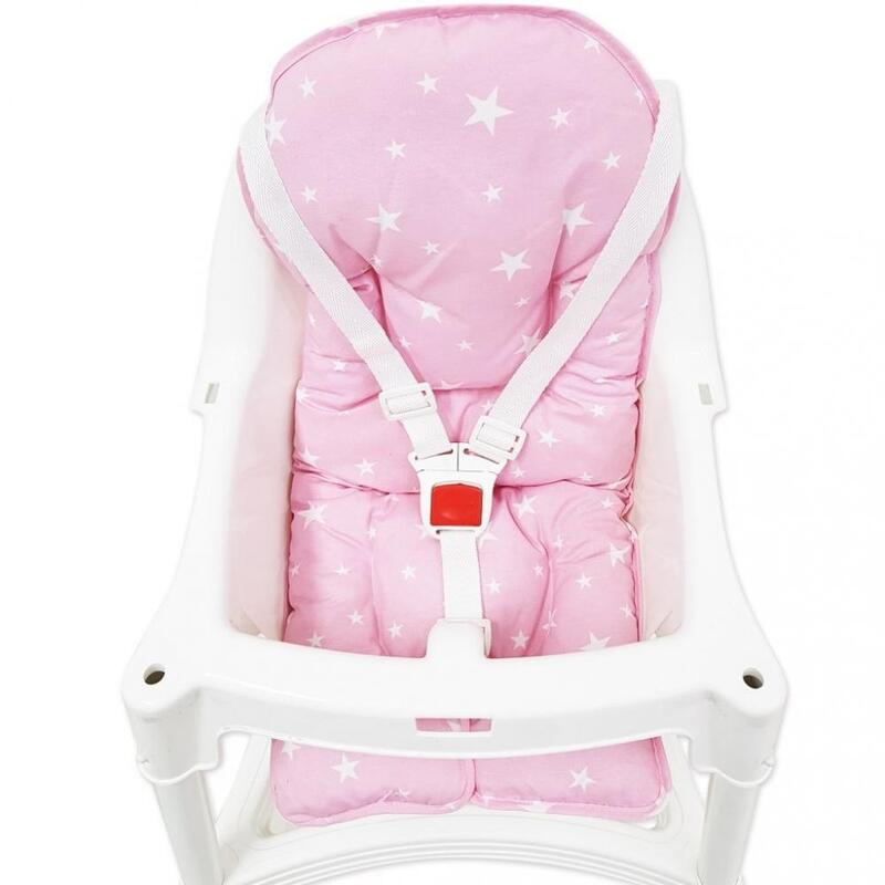 Sevi Bebe Mama Sandalyesi Minderi Pembe Yıldız