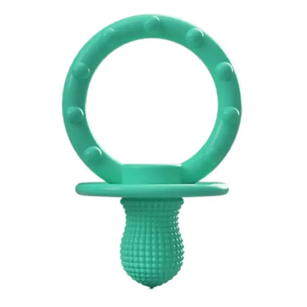 Oioi Gummy Silikon Diş Kaşıyıcı 3+ Ay Aqua Green