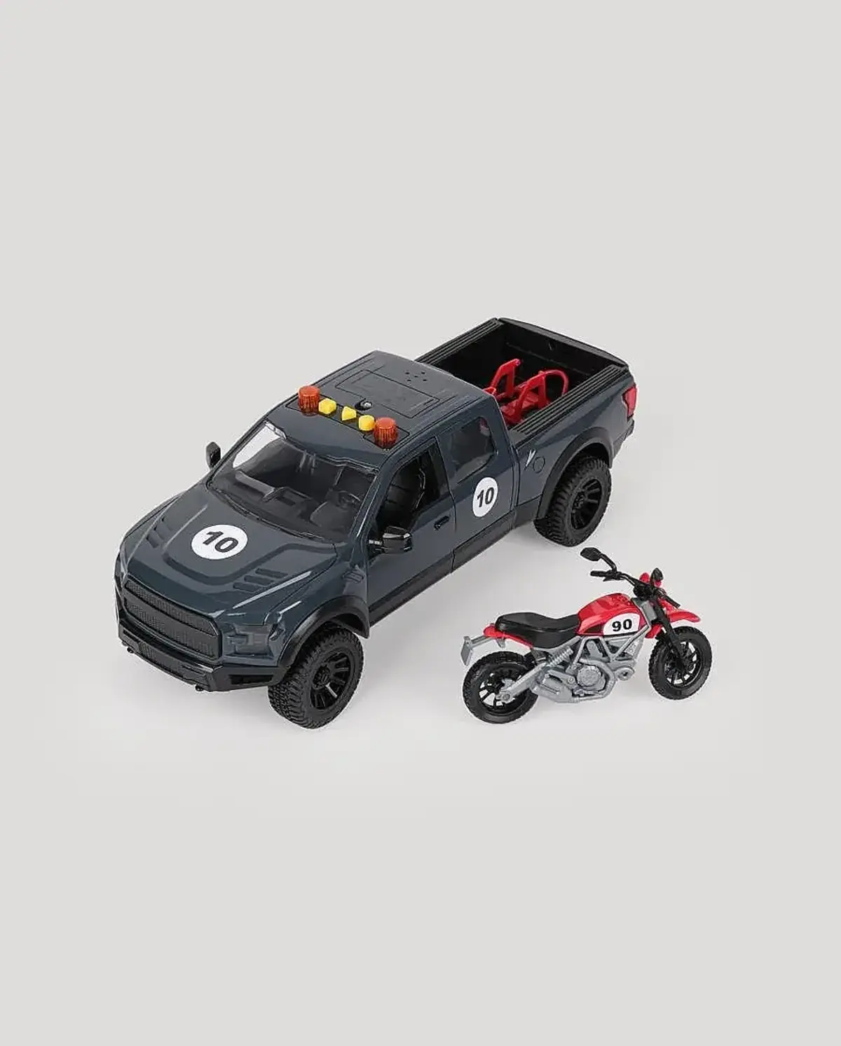 Let's Drive Sesli ve Işıklı Pikap ve Motosiklet