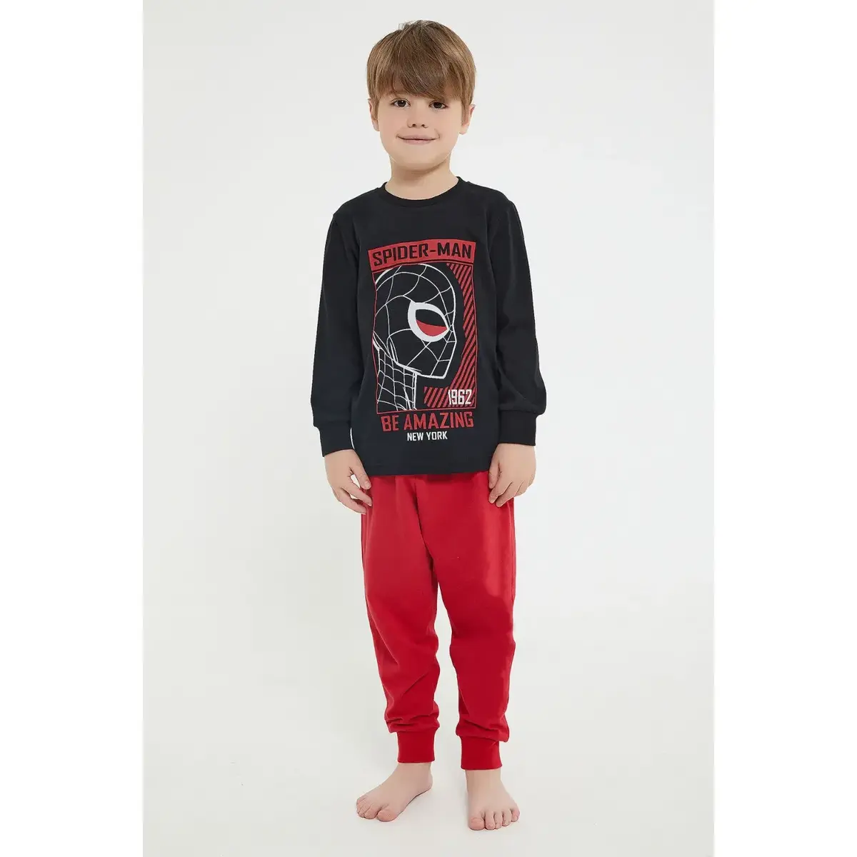 RolyPoly Spider Man Pijama Takımı Siyah