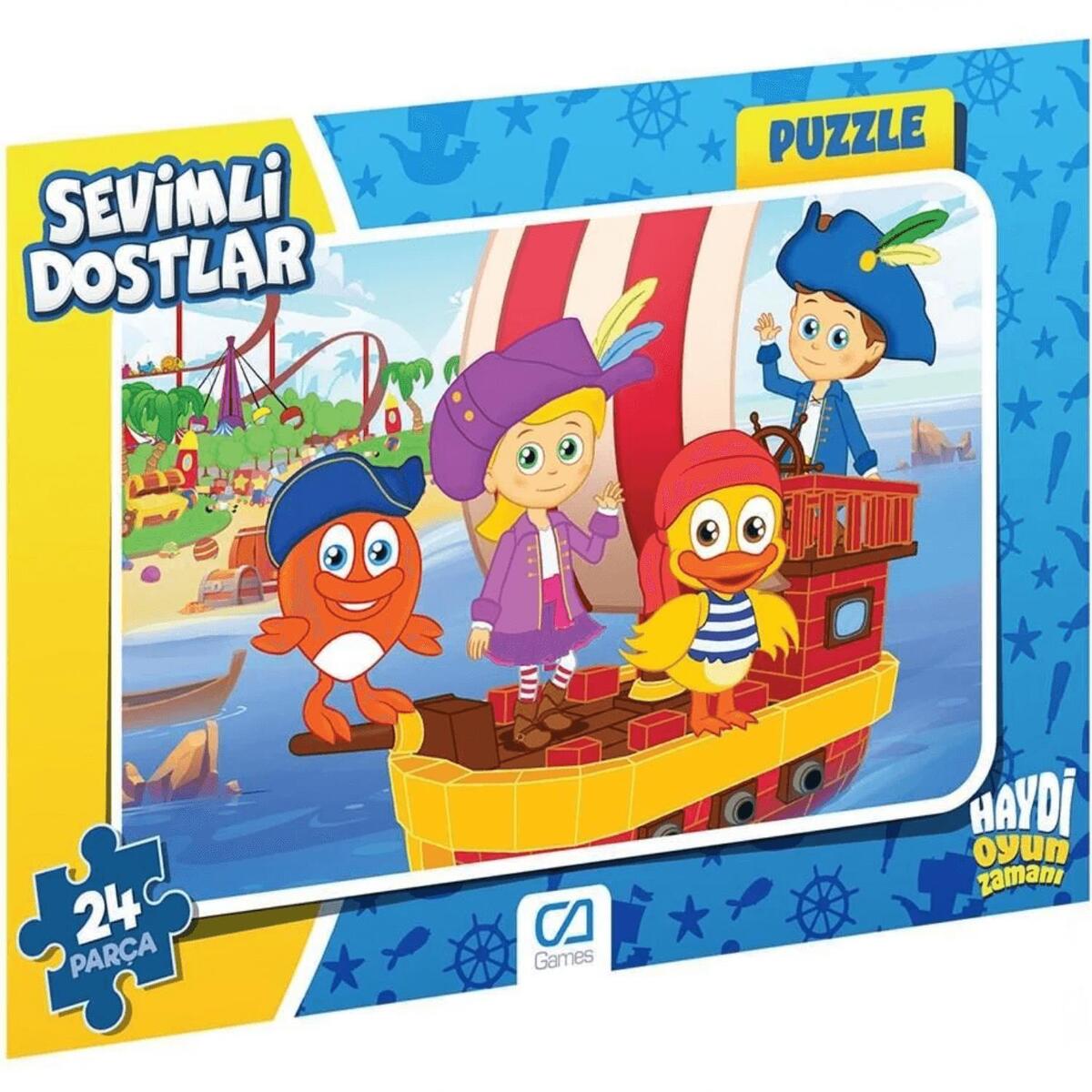 Ca Games Sevimli Dostlar Frame Puzzle 24 - 1