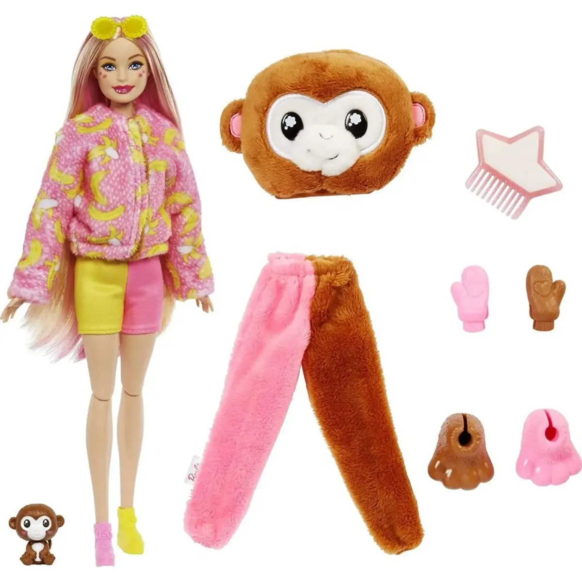Barbie Cutie Reveal Bebekler Barbie Tropikal Orman Serisi