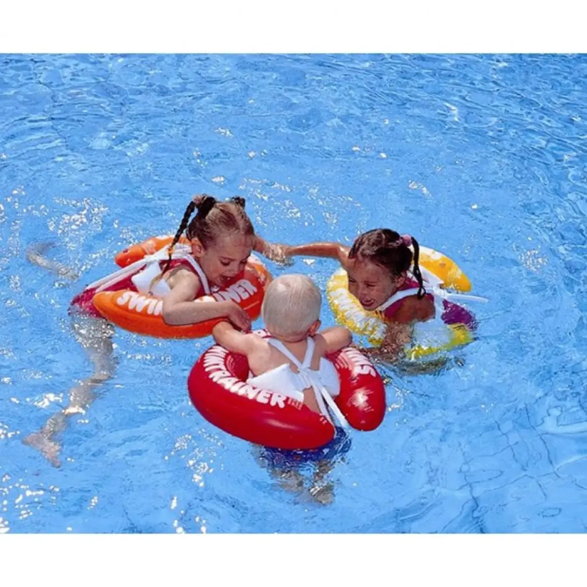 Mycey Swimtrainer 3 Ay-4 Yaş Yüzme Simidi Kırmızı