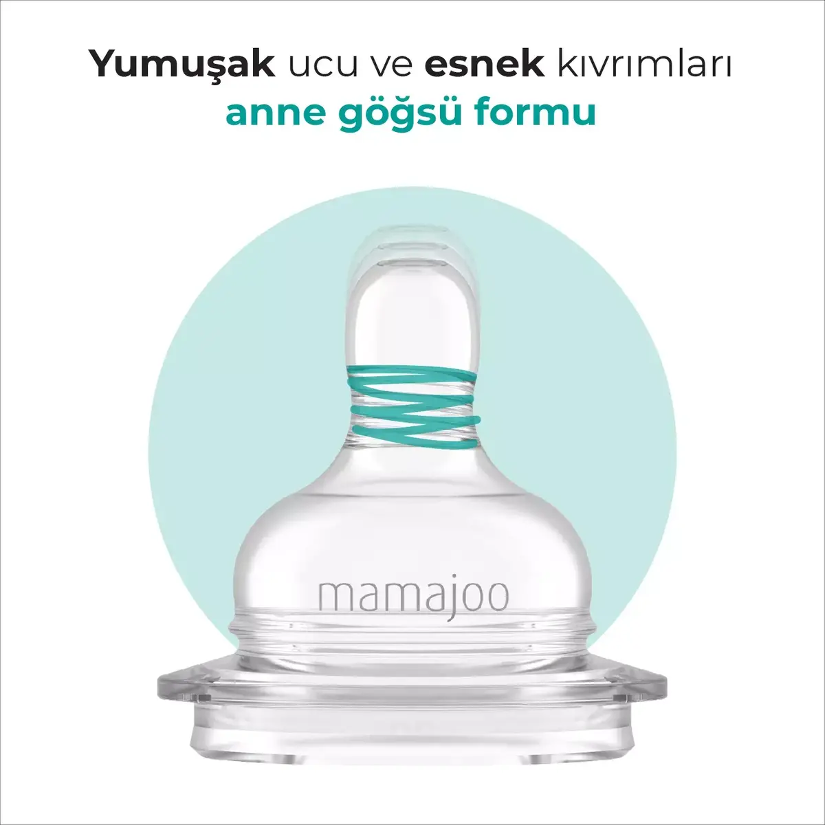 Mamajoo PP Biberon 270 ml & Gece ve Gündüz Biberon Emziği