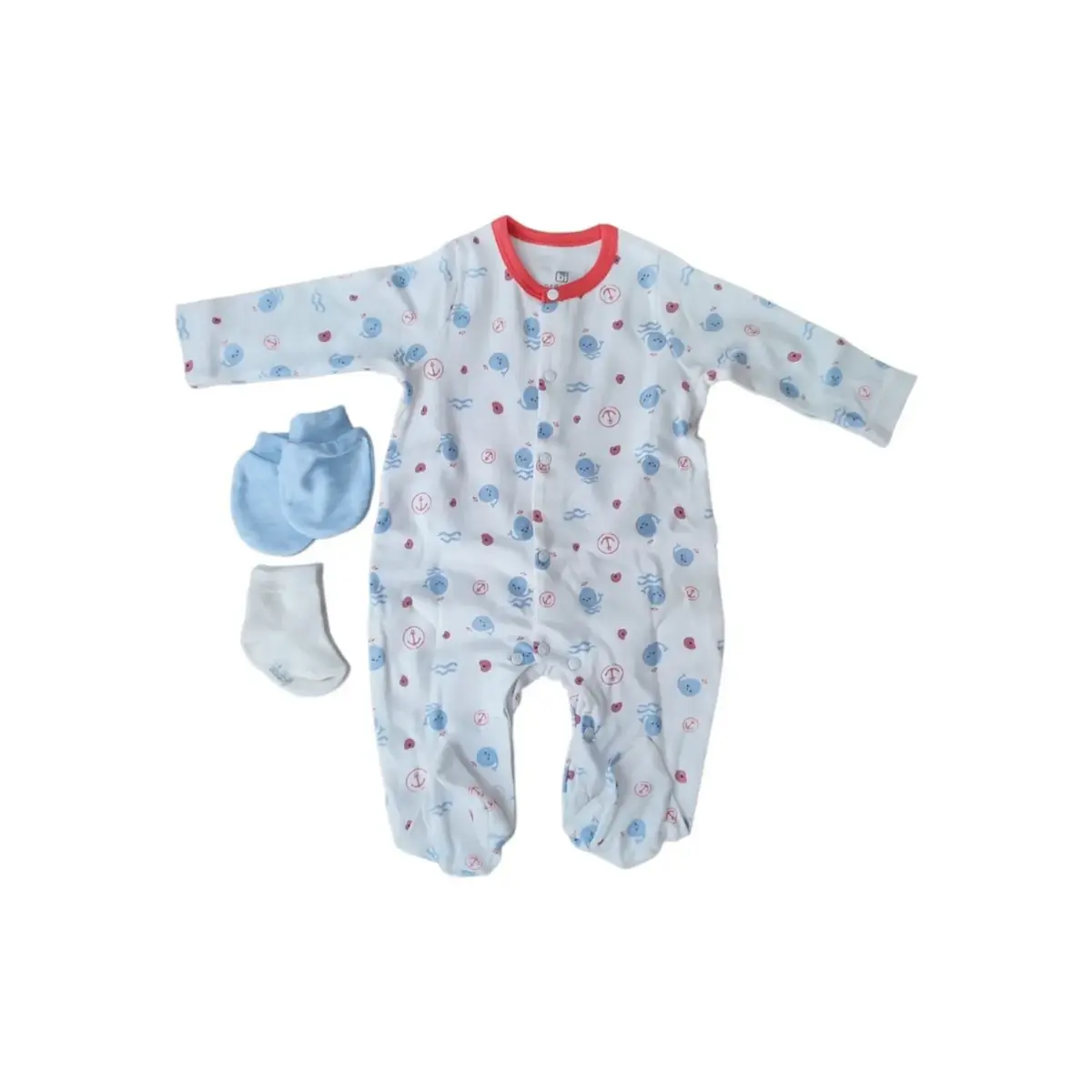 Bibaby Hastane Çıkışı 10lu Pirate Finny Mavi Melanj