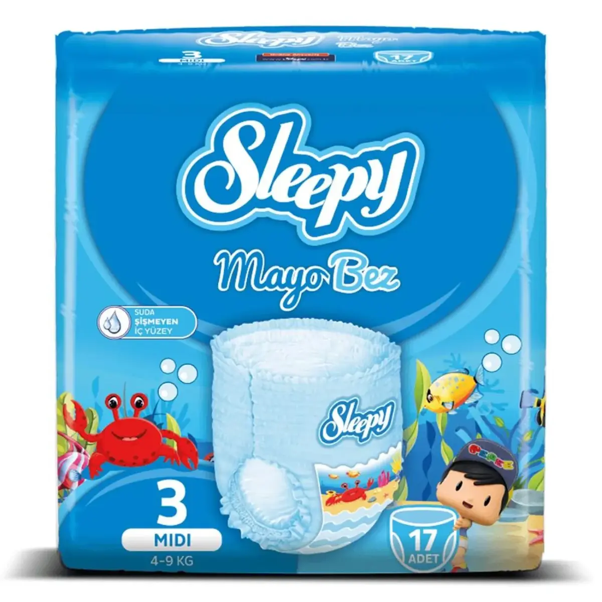 Sleepy Mayo Bez 3 Beden Midi 4-9 kg 17li