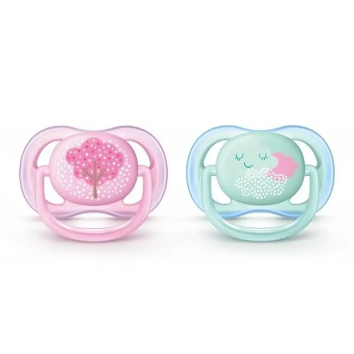 Philips Avent SCF343/20 Ultra Air Silikon Emzik 2li 0-6 Ay Desenli Kız