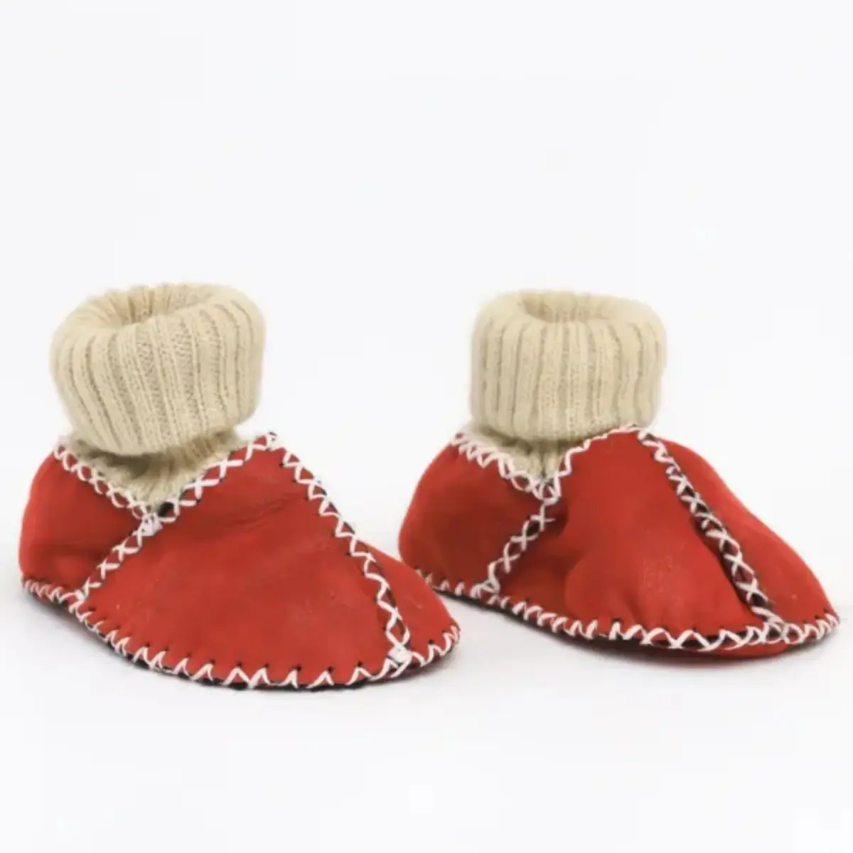 Angeltouch Bebe Patik Deri Lüx Bordo