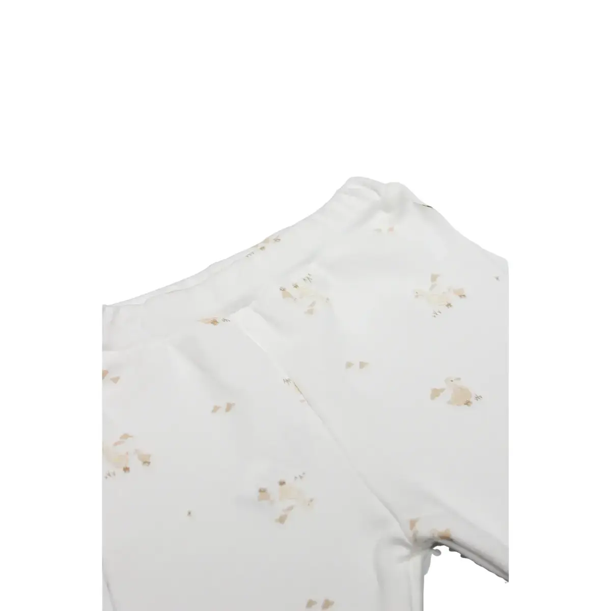 Bistyle Pantolon Patikli Welcome Baby Duck Sarı - Ekru