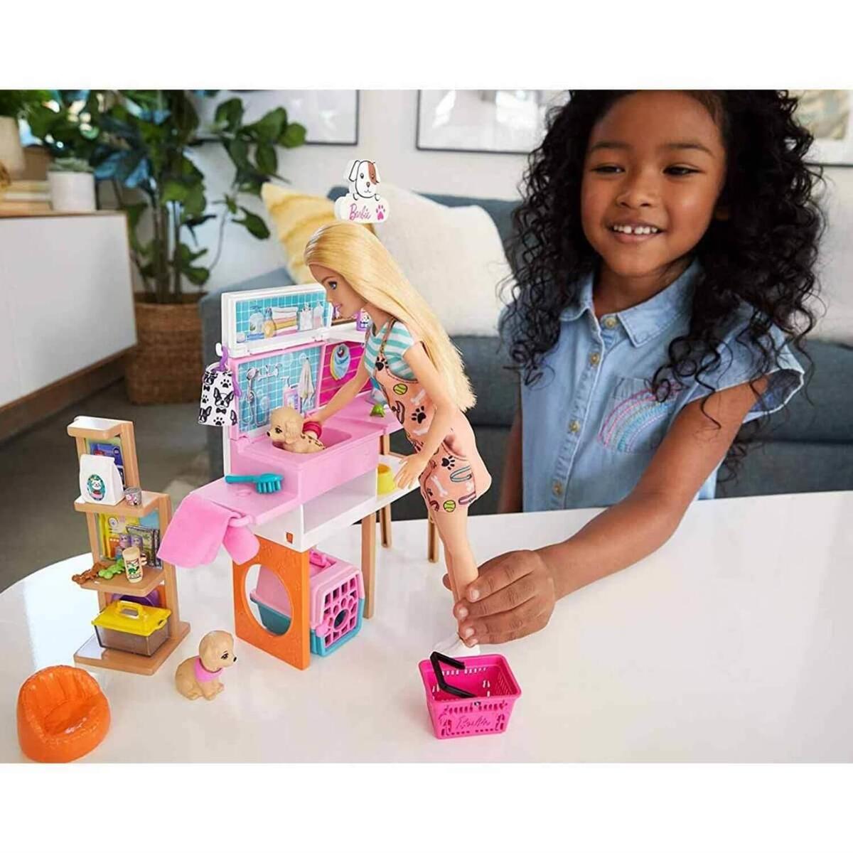 Barbie ve Evcil Hayvan Dükkanı Oyun Seti