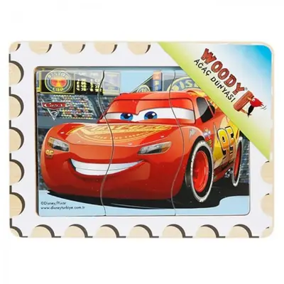 Sunman Tahta Puzzle Geçmeli Oyunlar Cars 3 Parça