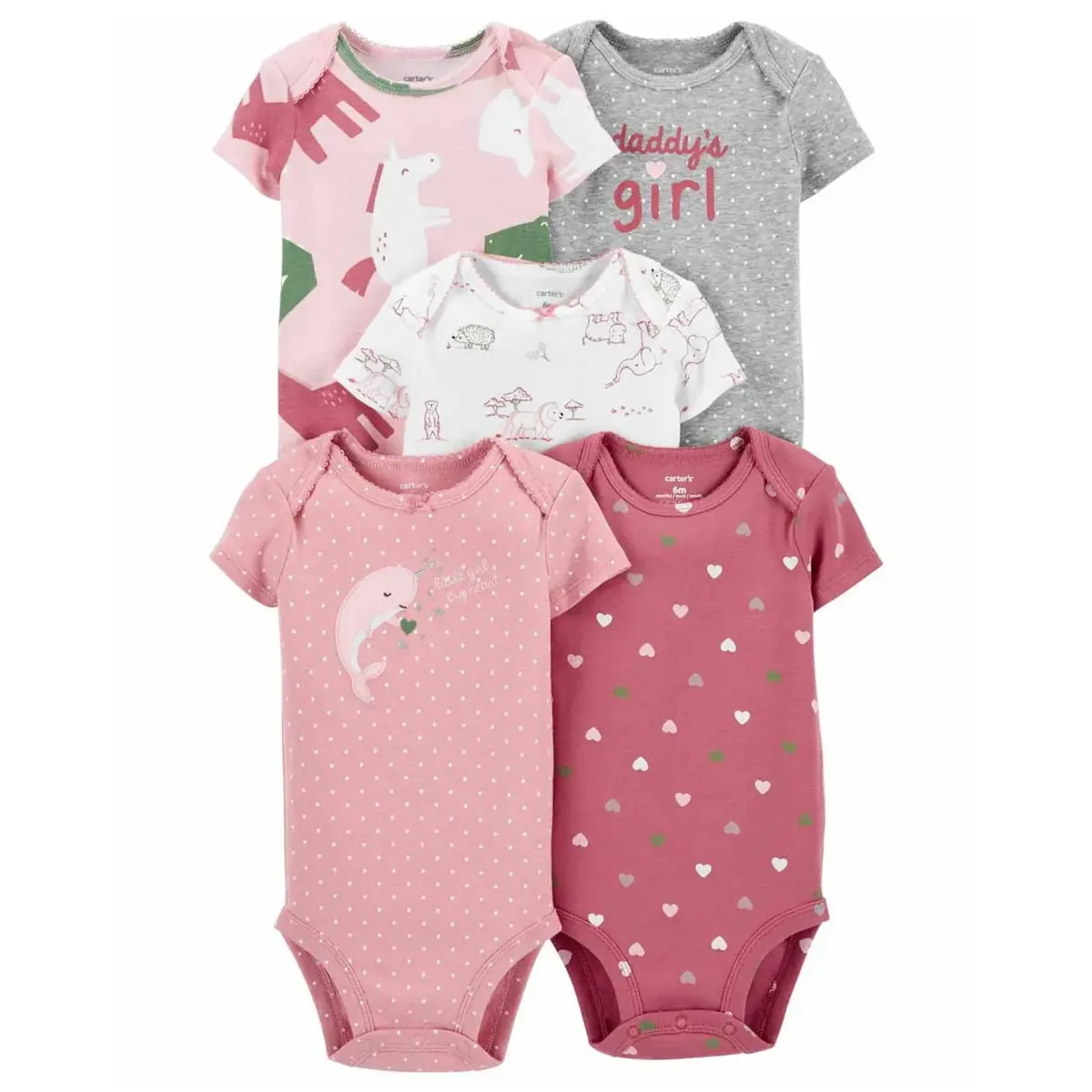 Carter's Body 5li Layette Çok Renkli