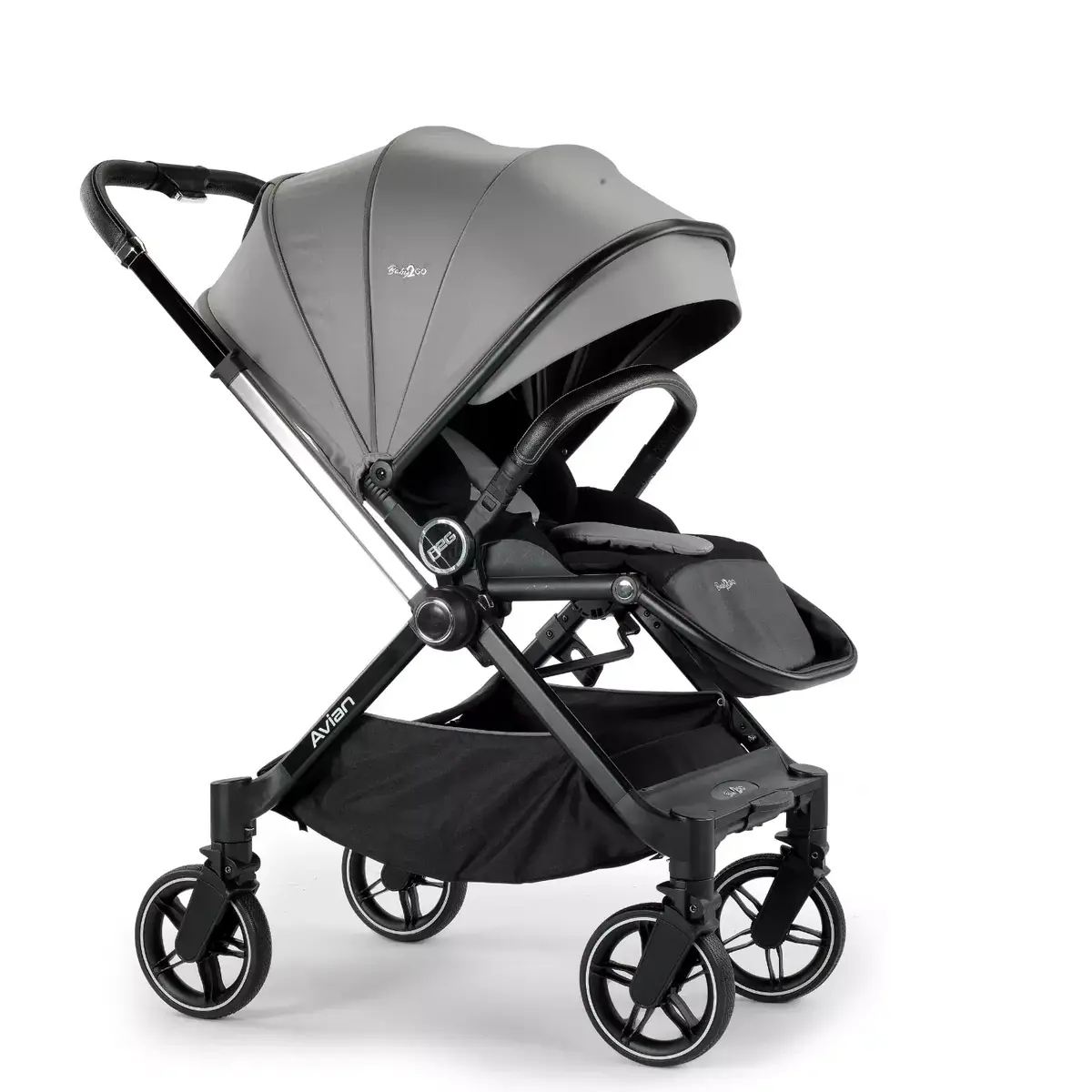 Baby2Go Avian Travel Sistem Bebek Arabası Gri