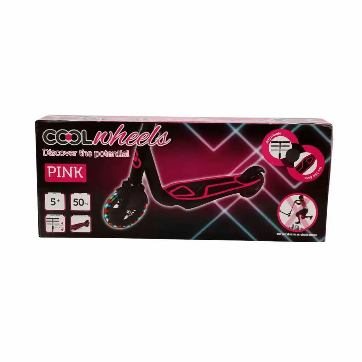 Cool Wheels 2 Tekerlekli Scooter 5+ Pembe