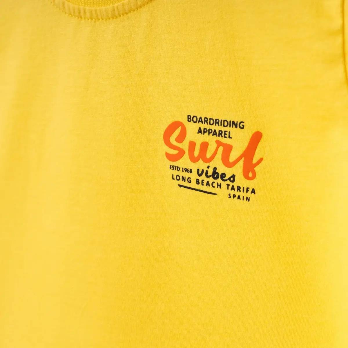 Winimo T-Shirt Surf Baskılı Sarı