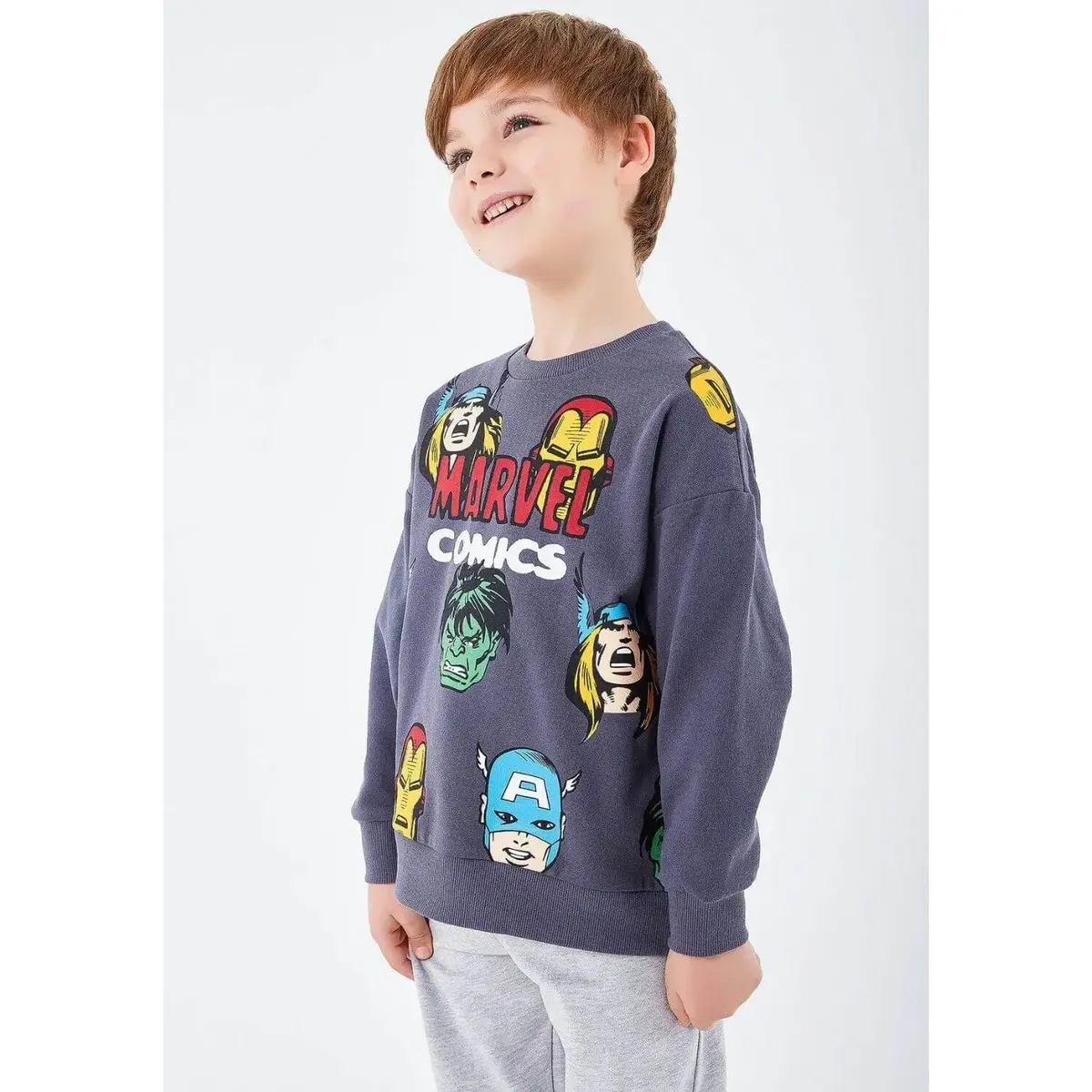 Marvel Comis Eşofman Takımı Antrasit