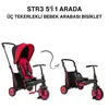 SmarTrike STR3 Plus 5’i 1 Arada Üç Tekerlekli Bebek Bisikleti - Red