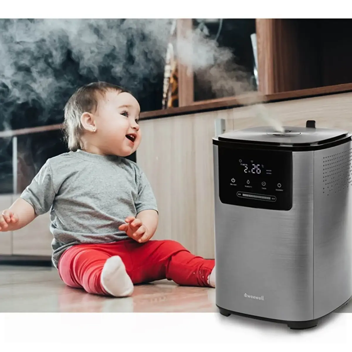 Weewell WHC752R Ionizerli Sıcak Soğuk Akıllı Buhar Makinesi